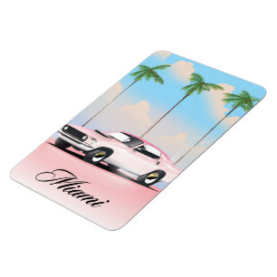 Miami Roze Zonsondergang Magneet