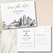 Miami Save the Date Carte postale pour les Mariage