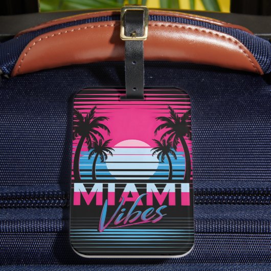 Miami Sfeer Bagagelabel (Voorkant Insitu 2)