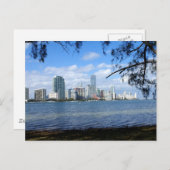 Miami Skyline Briefkaart (Voorkant / Achterkant)