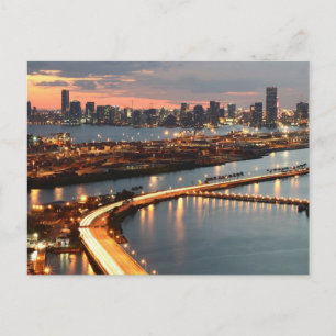 Miami Skyline Briefkaart
