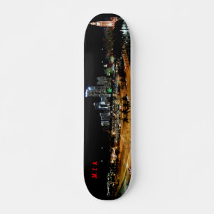 ~Miami Skyline~ MIA SCHAATS DECK, AANGEPAST HET! Skateboard