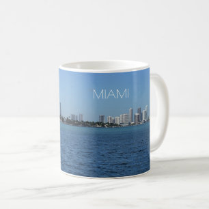 Miami Skyline Mug avec texte sortant