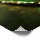 Miami skyline nacht poster (Hoek)