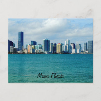 Miami Skyline Post Card Briefkaart