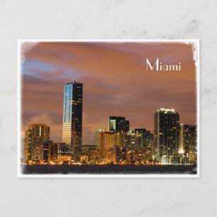 Miami skyline - Postkaart