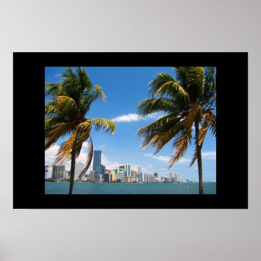 Miami skyline print (Voorkant)