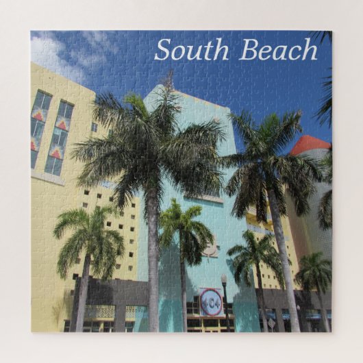 Miami South Beach Art Deco Legpuzzel (Verticaal)