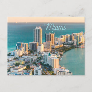 Miami South Beach Ocean Uitzicht Briefkaart