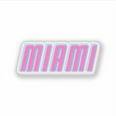 Miami Sticker (Voorkant)