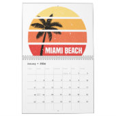 Miami strand T-Shirt Kalender (Jan 2026)