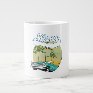 Miami Sunset logo Extra Grote Beker
