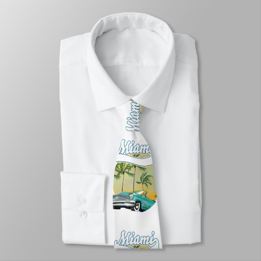 Miami Sunset logo Stropdas (Gebonden)