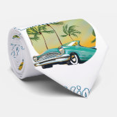 Miami Sunset logo Stropdas (Opgerold)