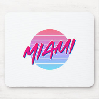Miami Sunset Neon Colors Style  Muismat