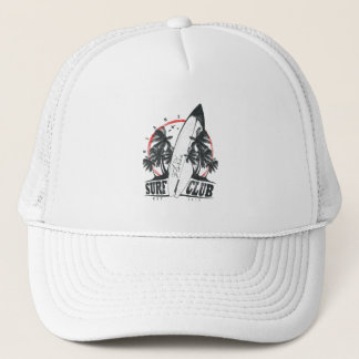 Miami Surf Club Florida Retro Artwork Trucker Pet
