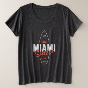Miami Surf – Conception de planche de surf vintage