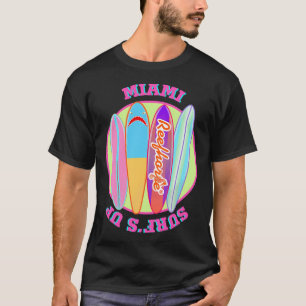 Miami Surfers Op T-shirt