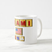 Miami USA - tasse de café (Devant droit)