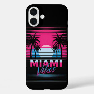 Miami Vibes Briefkaart iPhone 16 Plus Hoesje