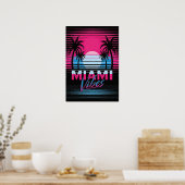 Miami Vibes Poster (Keuken)