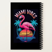 Miami Vibes Summer Flamingo Design-63454 Notitieboek (Achterkant)