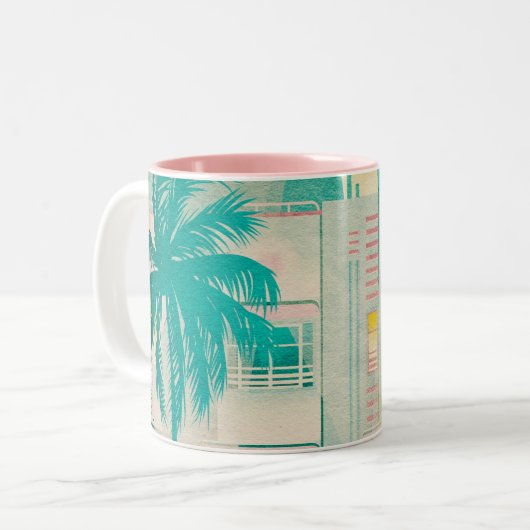 Miami Vintage, Ocean Drive Mug (Devant gauche)