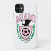 Miami Voetbal Varsity Stijl Case-Mate iPhone Case (Achterkant)