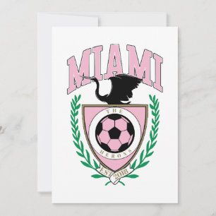 Miami Voetbal Varsity Stijl Kaart