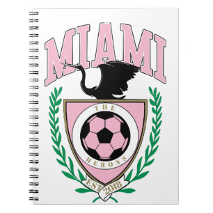 Miami Voetbal Varsity Stijl Notitieboek