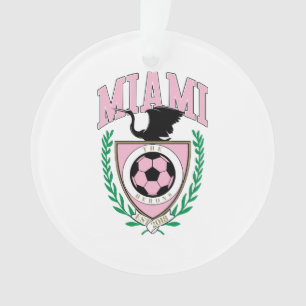 Miami Voetbal Varsity Stijl Ornament