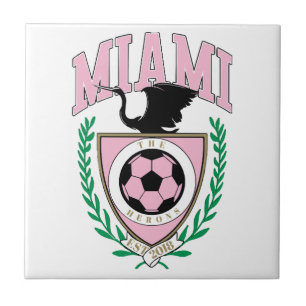 Miami Voetbal Varsity Stijl Tegeltje