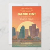 Miami Waterfront Game over uitnodiging van de part (Voorkant)