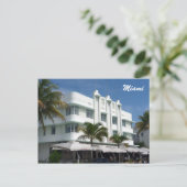 miami wit briefkaart (Staand voorkant)