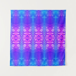Miami X Blue Ikat en Tapestry Wandkleed