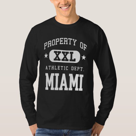 Miami XXL Athletic School Property T-shirt (Voorkant)