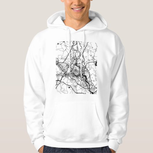 Mianyang China Map Hoodie (Voorkant)
