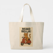 Miao bella! grote tote bag (Achterkant)