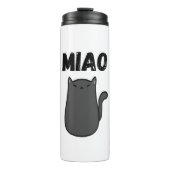MIAO Black Cat Bouteille de boisson réutilisable (Devant)