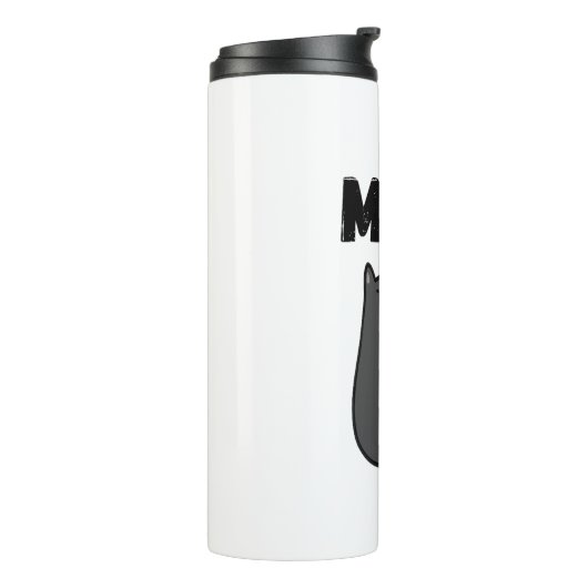 MIAO Black Cat Bouteille de boisson réutilisable (Tourné sur la gauche)