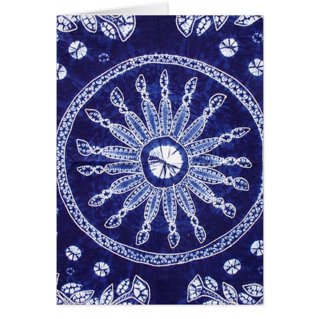 Miao Indigo Stropdas-Dye #4 (Voorkant)