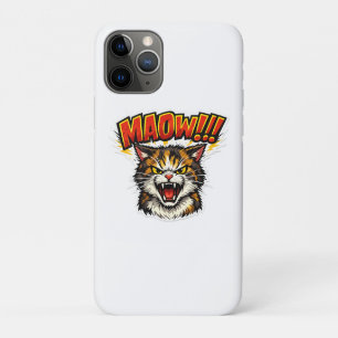 Miaow!! Étui de téléphone drôle pour les amateur