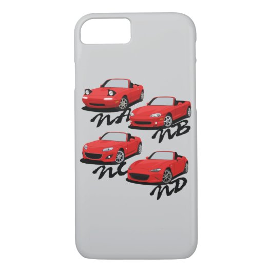 Miata Generations Case-Mate iPhone Case (Achterkant)