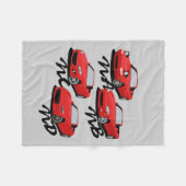 Miata Generations Fleece Deken (Voorkant (Horizontaal))
