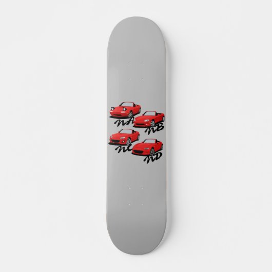 Miata Generations Skateboard (Voorkant)