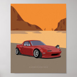 Miata MX5 Poster
