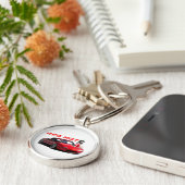 Miata MX-5 Red Hot Sleutelhanger (Zijkant)