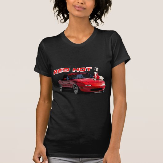 Miata MX-5 Red Hot T-shirt (Voorkant)