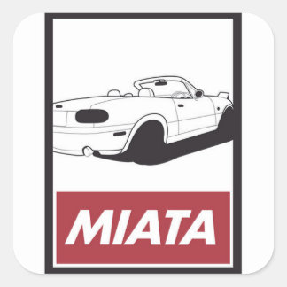 Miata Portrait Stickers