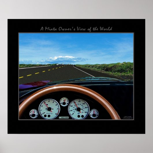 MIATA-POSTER POSTER (Voorkant)